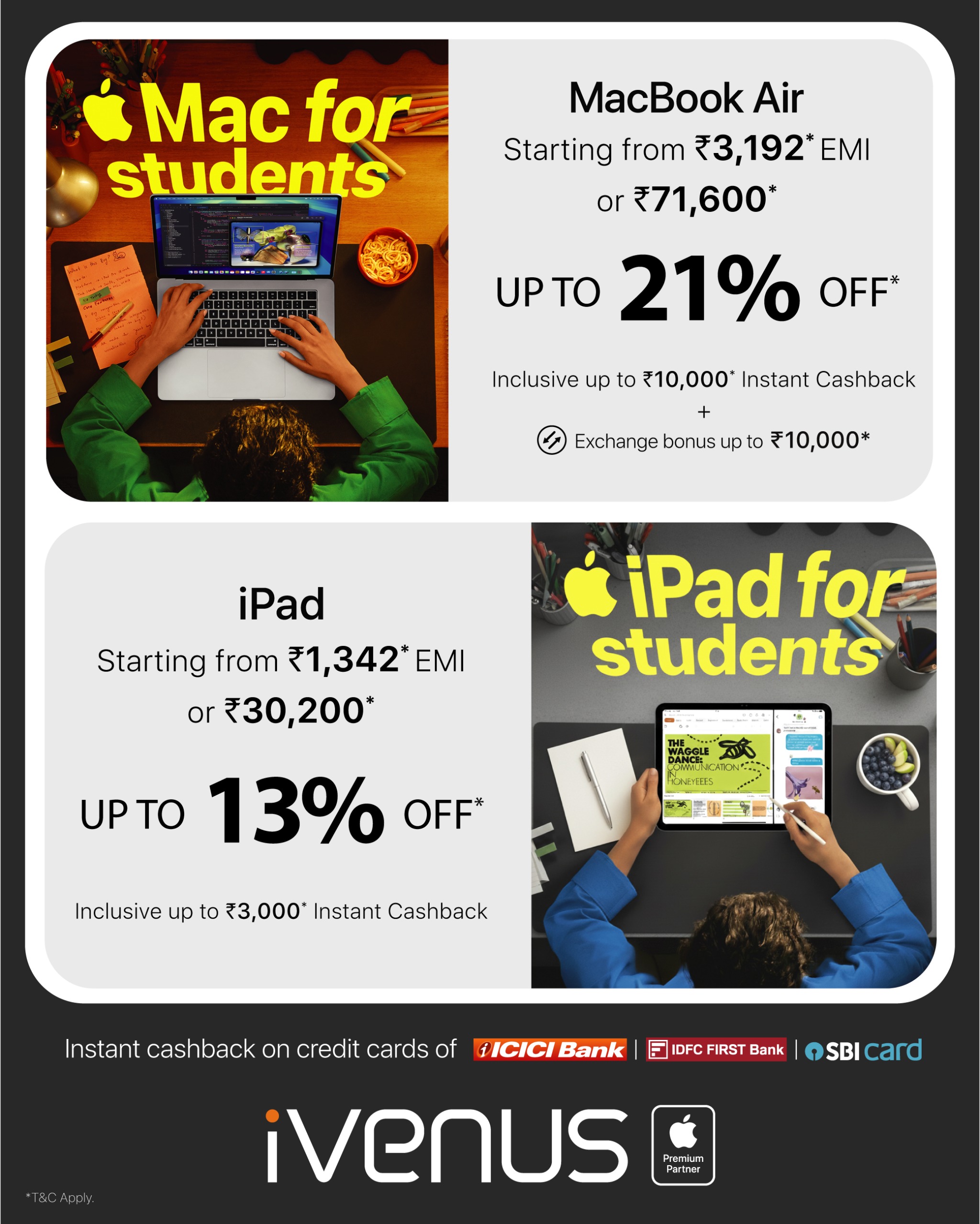 Student Offer Banner